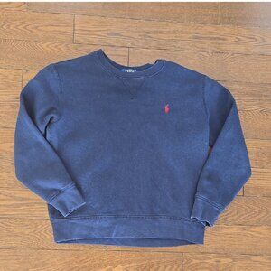 Ralph Lauren boy's navy blue long sleeve sweater size 10-12